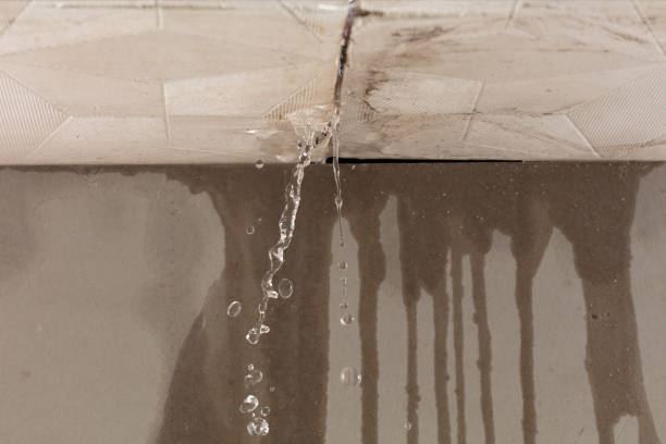 Professional Burst Pipe Cleanup technician working in Salem, NC